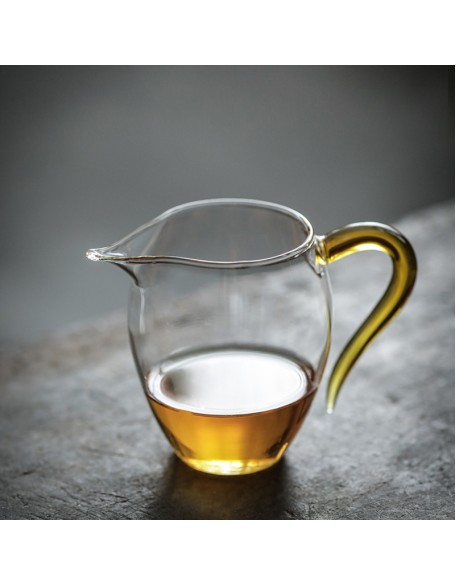 Fairness Cup Thickened Glass Heat-Resistant Transparent Tea Brewing Filter Gongfu Tea Set Tea Dispenser