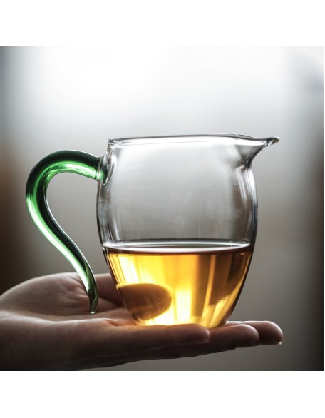 Fairness Cup Thickened Glass Heat-Resistant Transparent Tea Brewing Filter Gongfu Tea Set Tea Dispenser