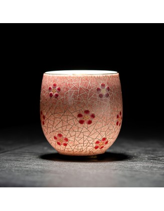 Ice Plum Fragrant Tea Cup, Host Cup, Creative Ceramic Cup, Single Cup, Personal Use Tea Cup, Guest Cup