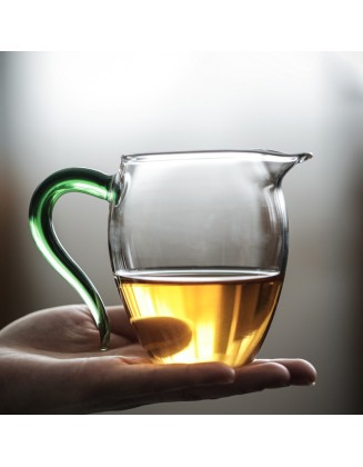 Fairness Cup Thickened Glass Heat-Resistant Transparent Tea Brewing Filter Gongfu Tea Set Tea Dispenser